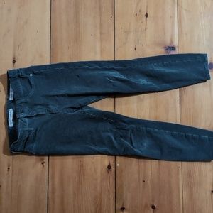 Anthropologie High-Rise skinny corduroys, size 27